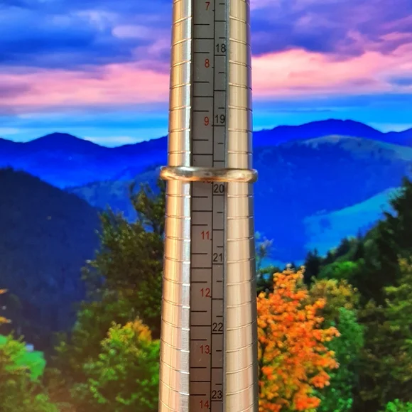 Turqouise Gemstone Sterling Silver Plated Ring Size 10 - Picture 6 of 8